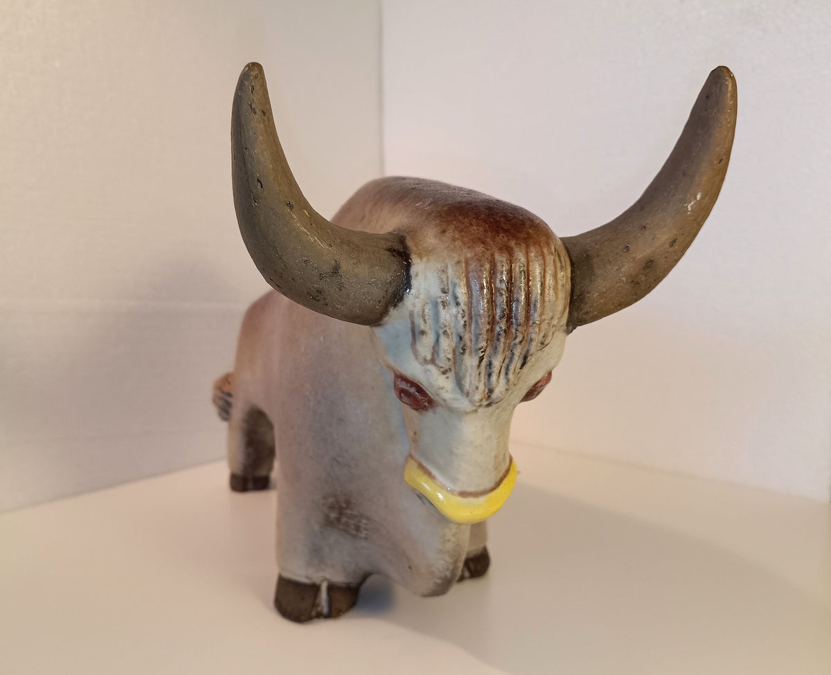 Taisto Kaasinen keramiktyr Upsala-Ekeby 6033 – billede 9