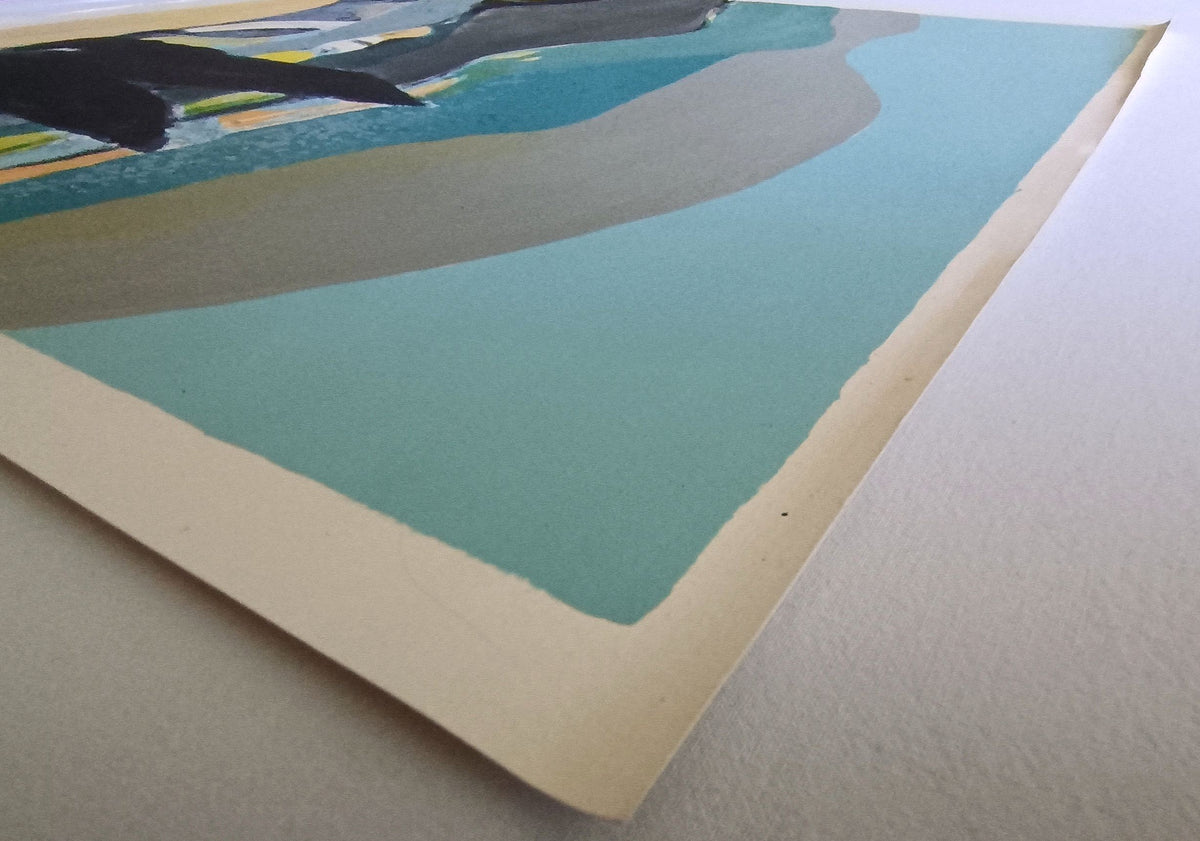 Roger Muhl farvelitografi 98/125 – set fra siden