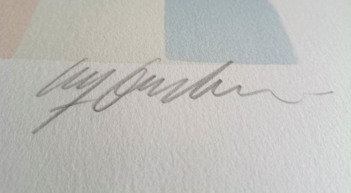 Ulf Onsberg litografi 58/150 – signatur