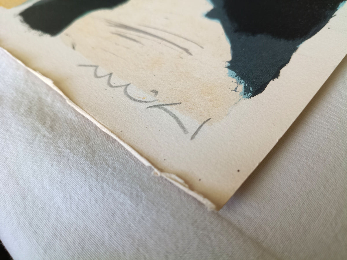 Roger Muhl farvelitografi 98/125 – signatur