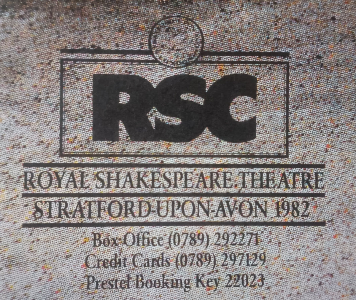 Ralph Steadman – Macbeth, Royal Shakespeare Company, original teaterplakat (1982)