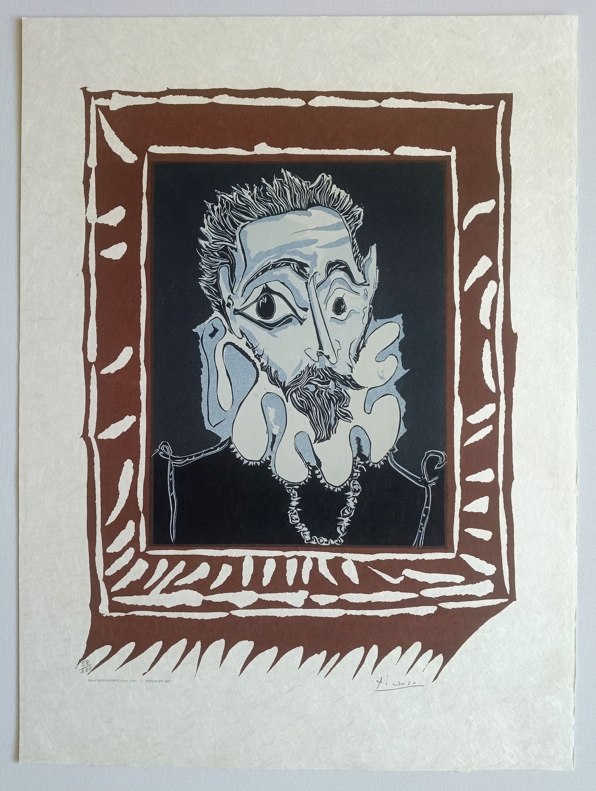 Picasso L'Homme à la Fraise Mourlot litografi