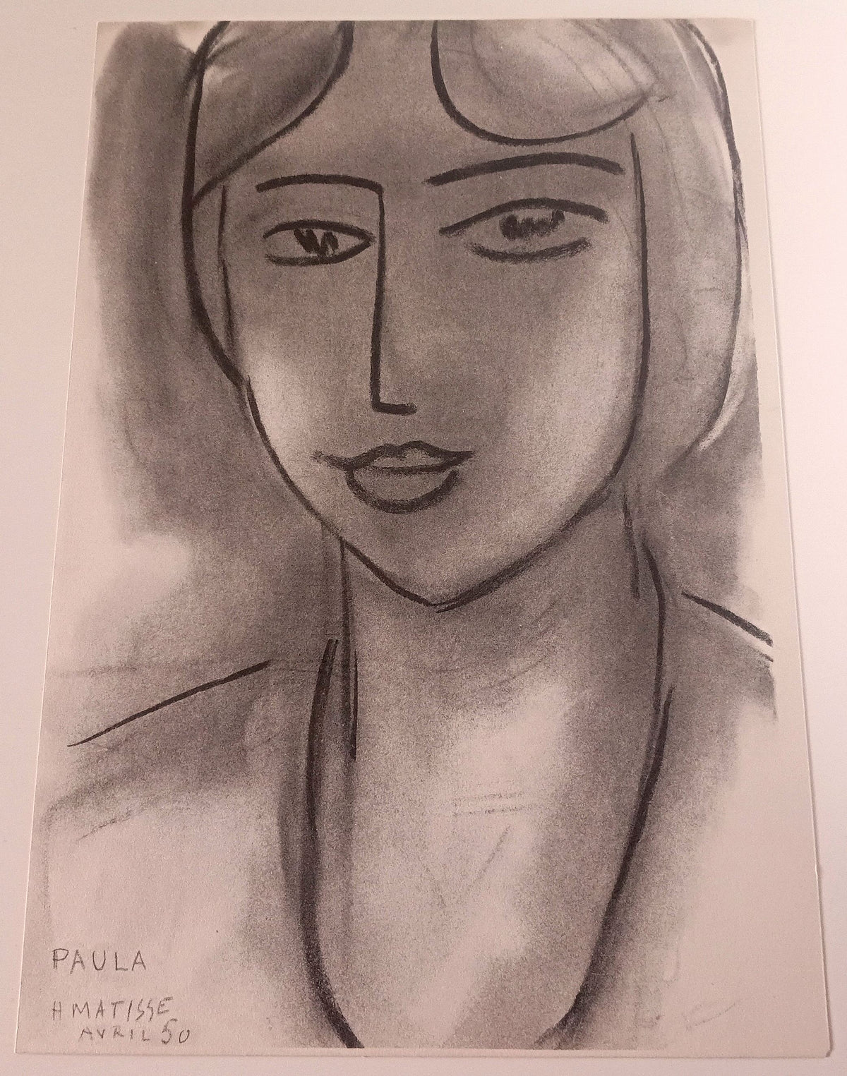 Henri Matisse Paula fra Derrière le Miroir 1952