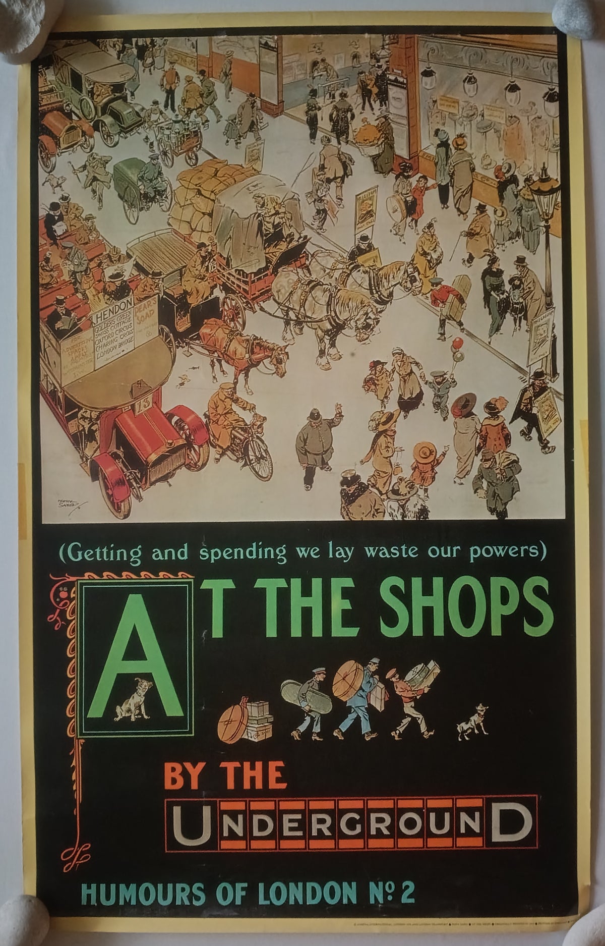 London Underground – sæt af 4 plakater (Athena, London 1978)
