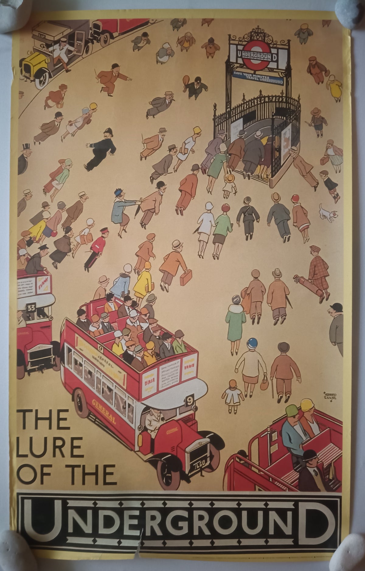 London Underground – sæt af 4 plakater (Athena, London 1978)