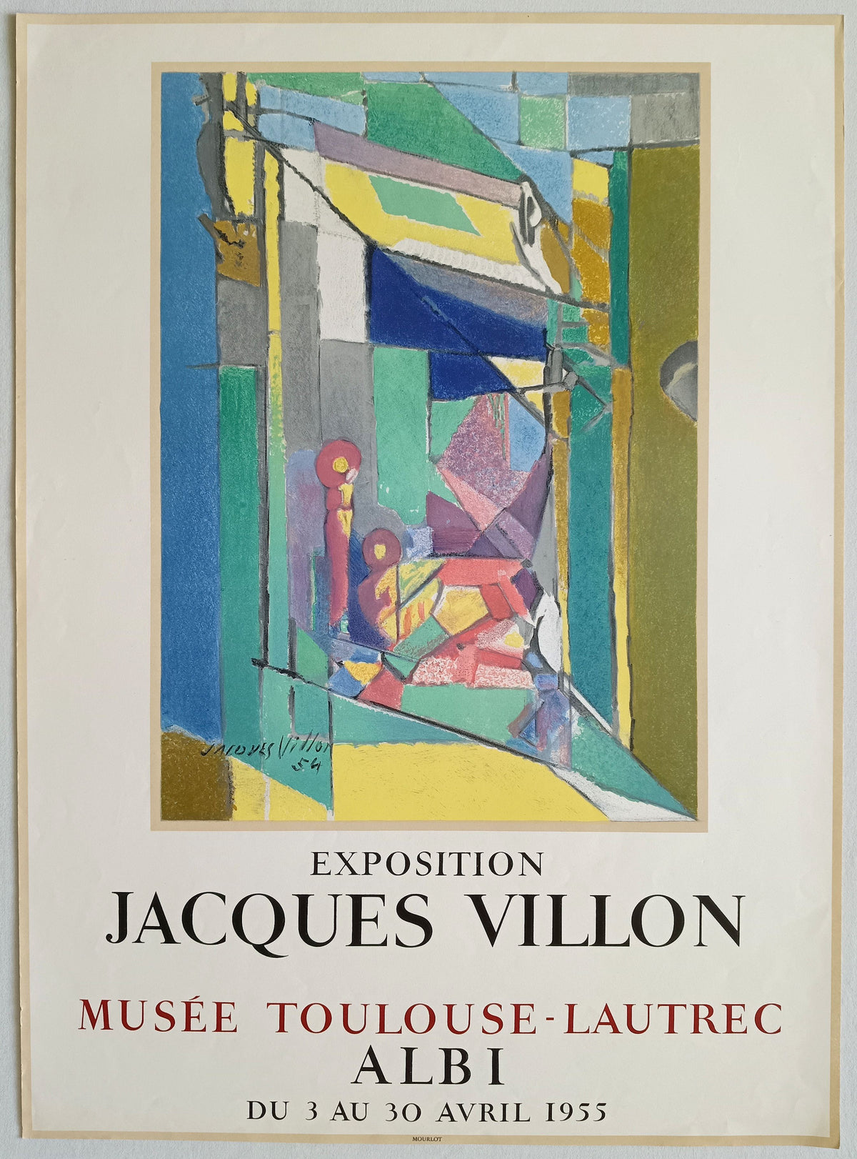 Jacques Villon Mourlot litografi plakat 1955