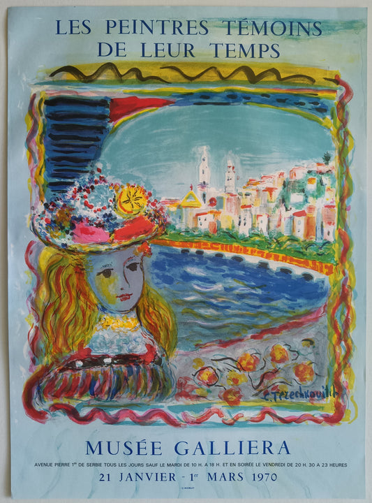 Kostia Terechkovitch Mourlot litografi plakat 1970