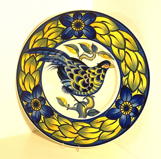 Royal Copenhagen Blue Pheasant vægfad