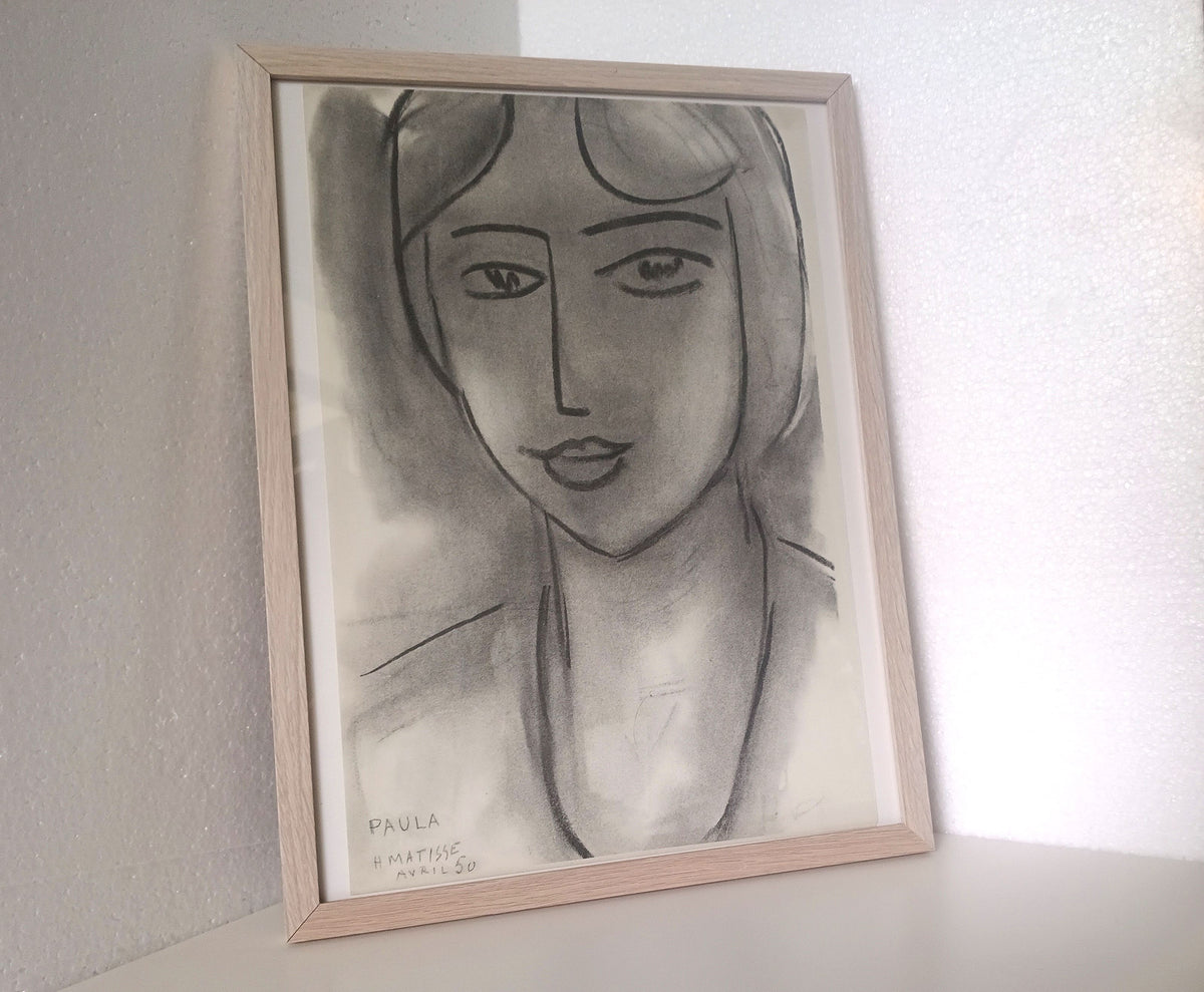 Henri Matisse Paula fra Derrière le Miroir 1952 – i ramme